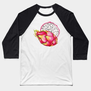 Dragon Fruit Watercolour illustration Baseball T-Shirt